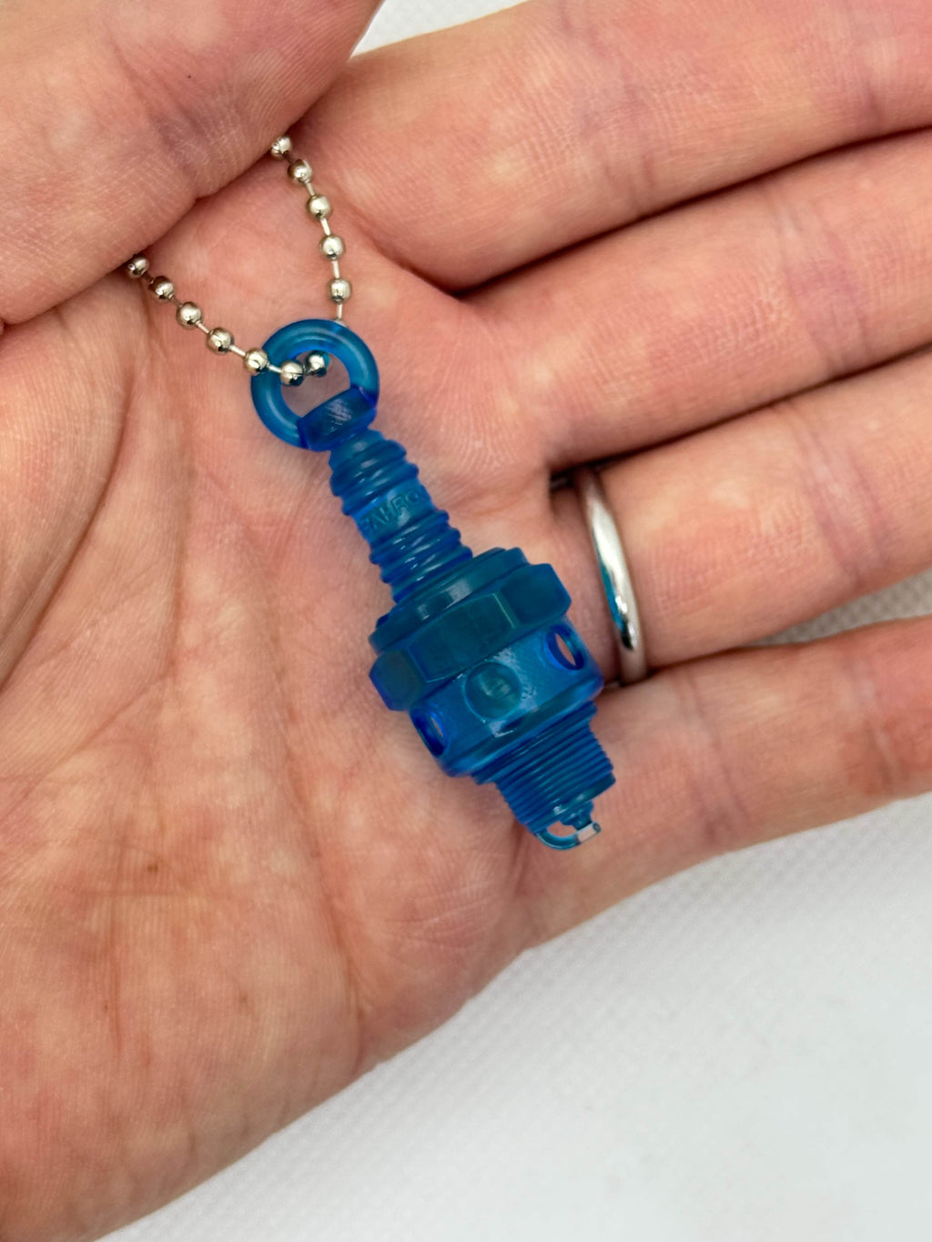 Vintage Spark Plug | Resin Keychain