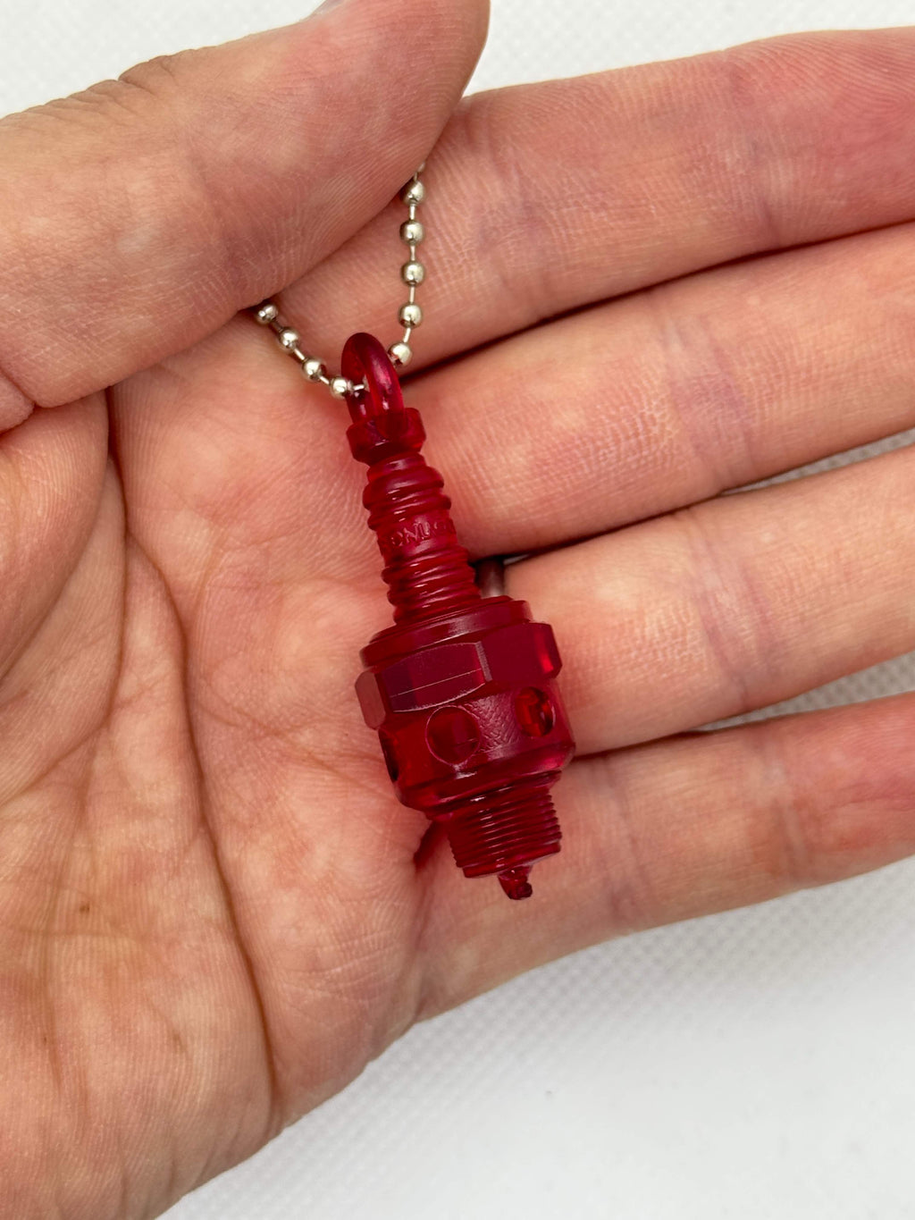 Vintage Spark Plug | Resin Keychain