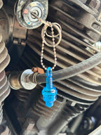 Vintage Spark Plug | Resin Keychain